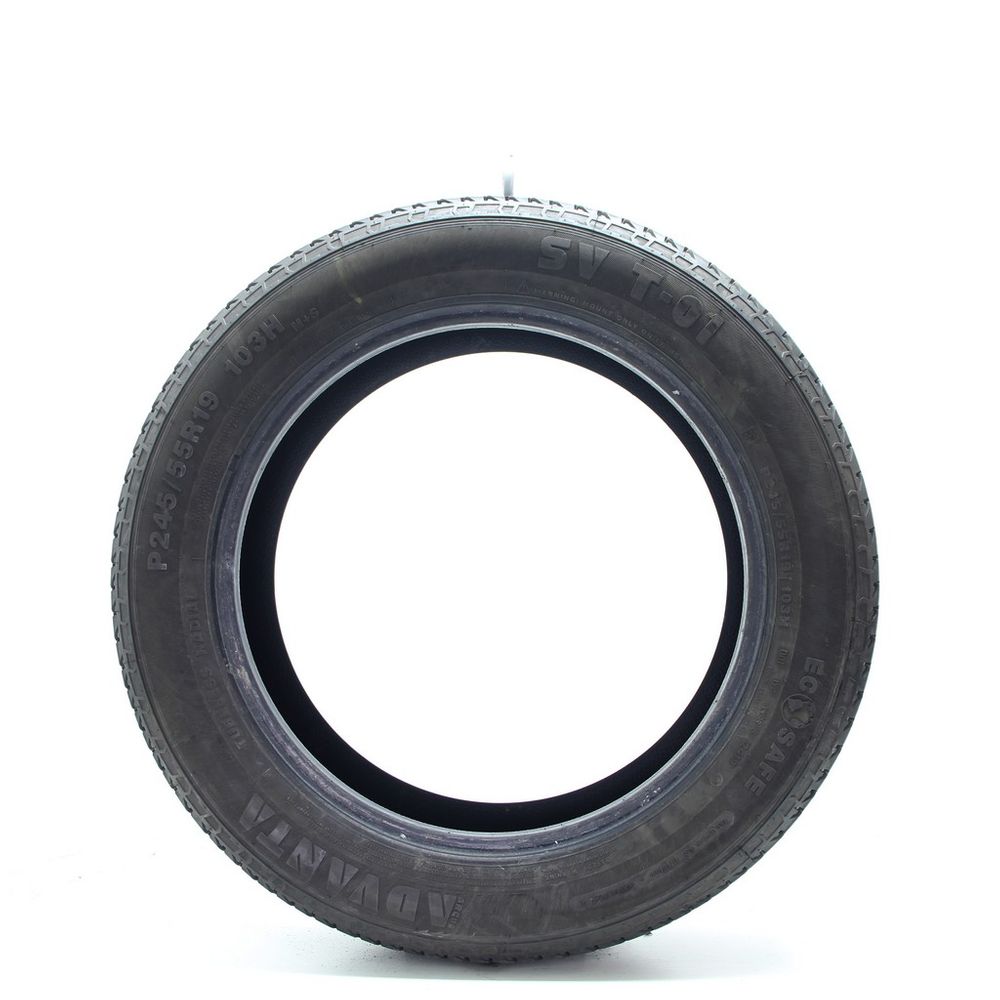 Set of (2) Used 245/55R19 Advanta SV T-01 103H - 9-10/32 - Image 3