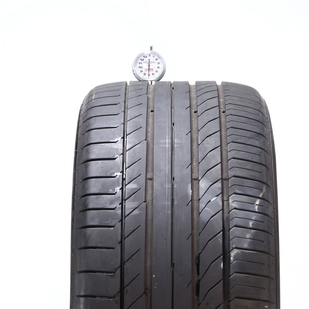 Set of (2) Used 285/40R22 Continental ContiSportContact 5 ContiSeal 110Y - 5.5-7/32 - Image 5