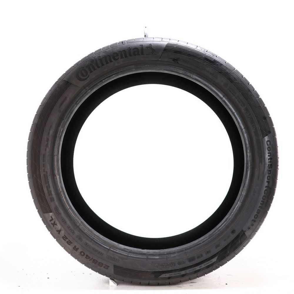 Set of (2) Used 285/40R22 Continental ContiSportContact 5 ContiSeal 110Y - 5.5-7/32 - Image 6