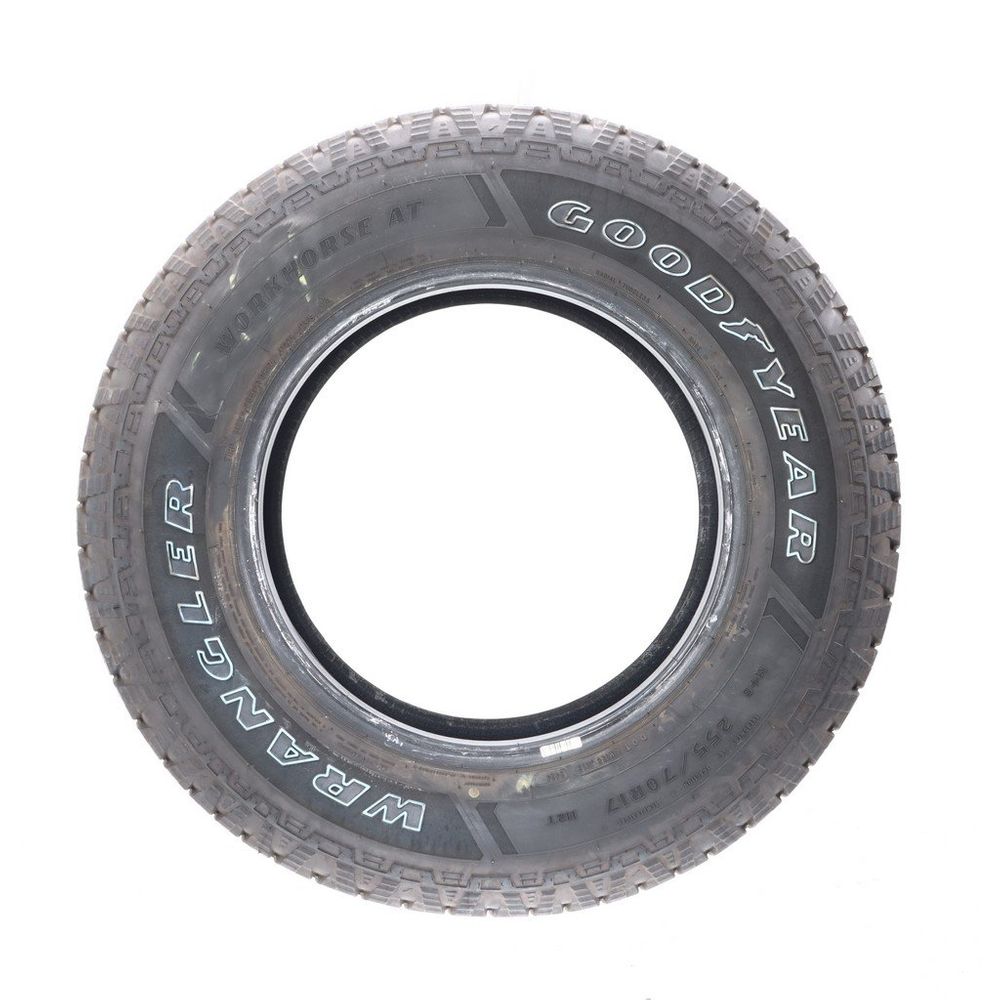 Set of (2) Used 255/70R17 Goodyear Wrangler Workhorse AT 112T - 11.5-12/32 - Image 6
