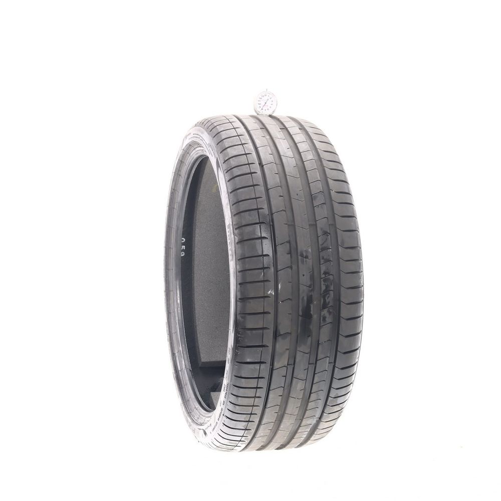 Set of (2) Used 245/35R21 Pirelli P Zero PZ4 LM2 Elect PNCS HL 99Y - 7.5-8/32 - Image 4