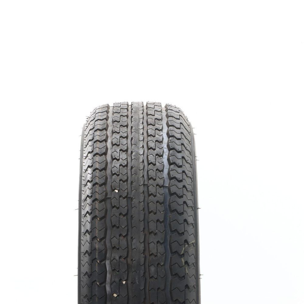 Set of (2) Driven Once ST 225/75R15 Power King Towmax STR II 117/112L E - 9/32 - Image 2