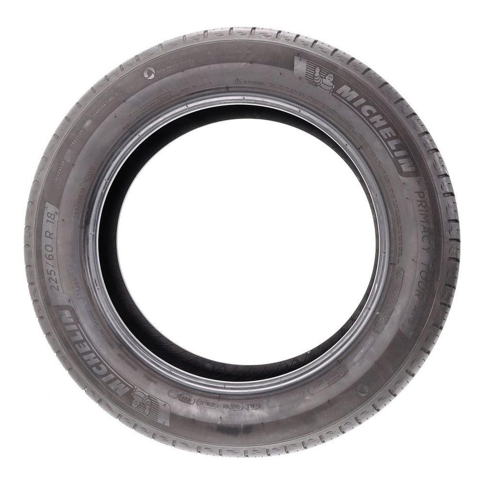 Set of (4) Used 225/60R18 Michelin Primacy Tour A/S 100V - 6.5-8/32 - Image 9