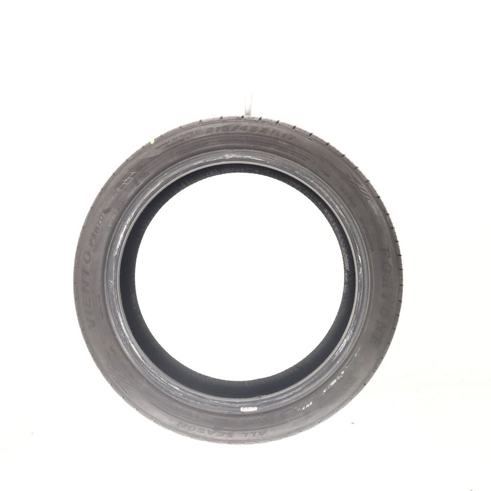 Set of (2) Used 215/45ZR17 Fortune Viento FSR702 91W - 9/32 - Image 3