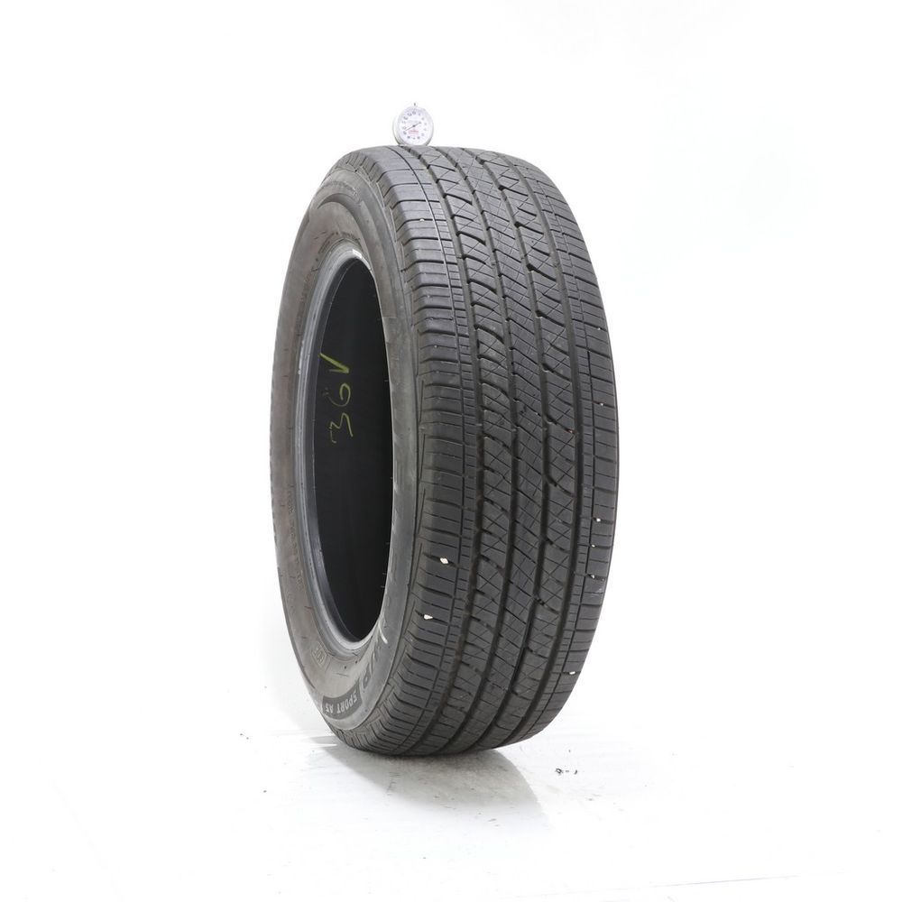 Set of (2) Used 235/60R18 Bridgestone Dueler H/P Sport AS GOE 107W - 9/32 - Image 1
