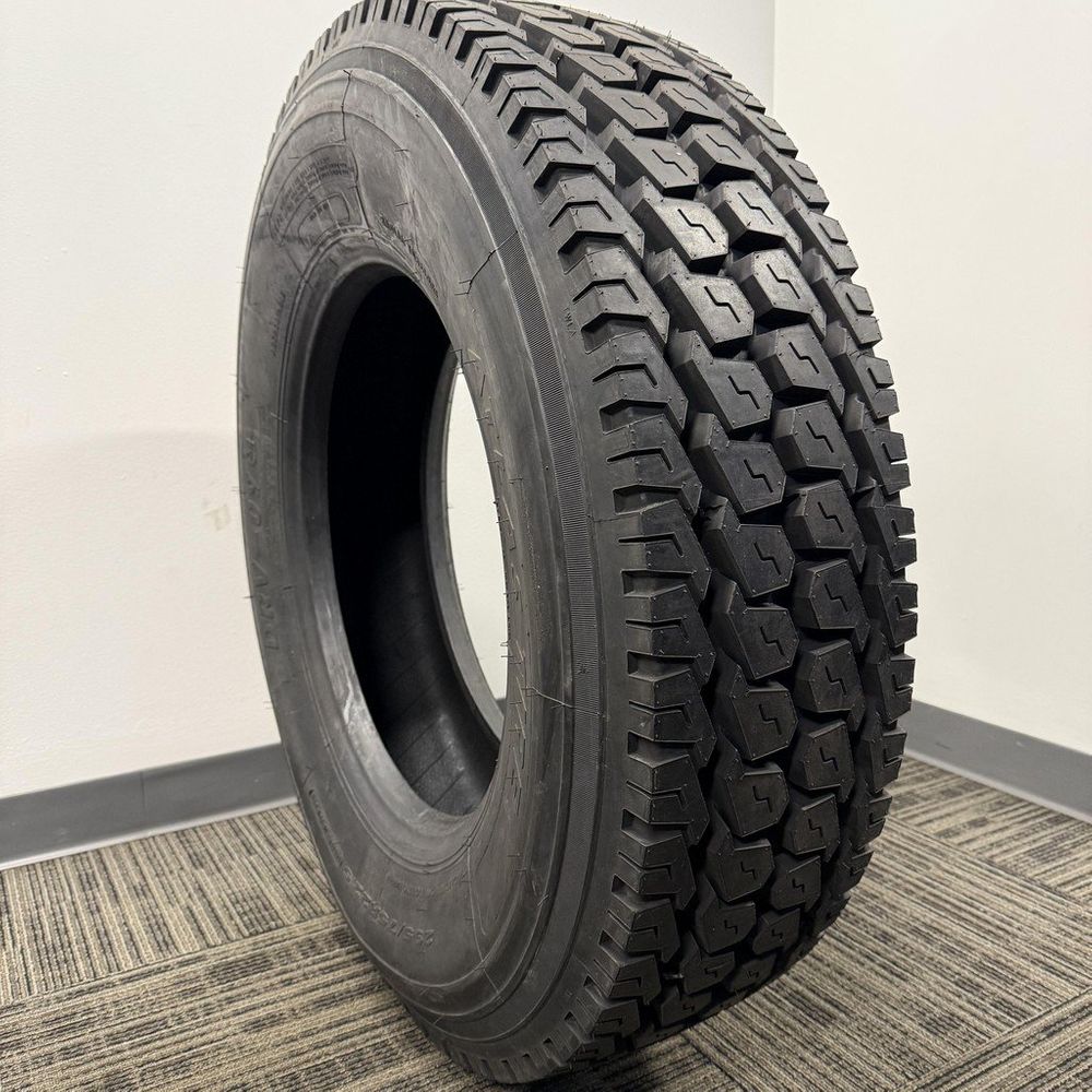 Set of (4) New 295/75R22.5 Atlas DRV-09e+ 146/143M - Image 1