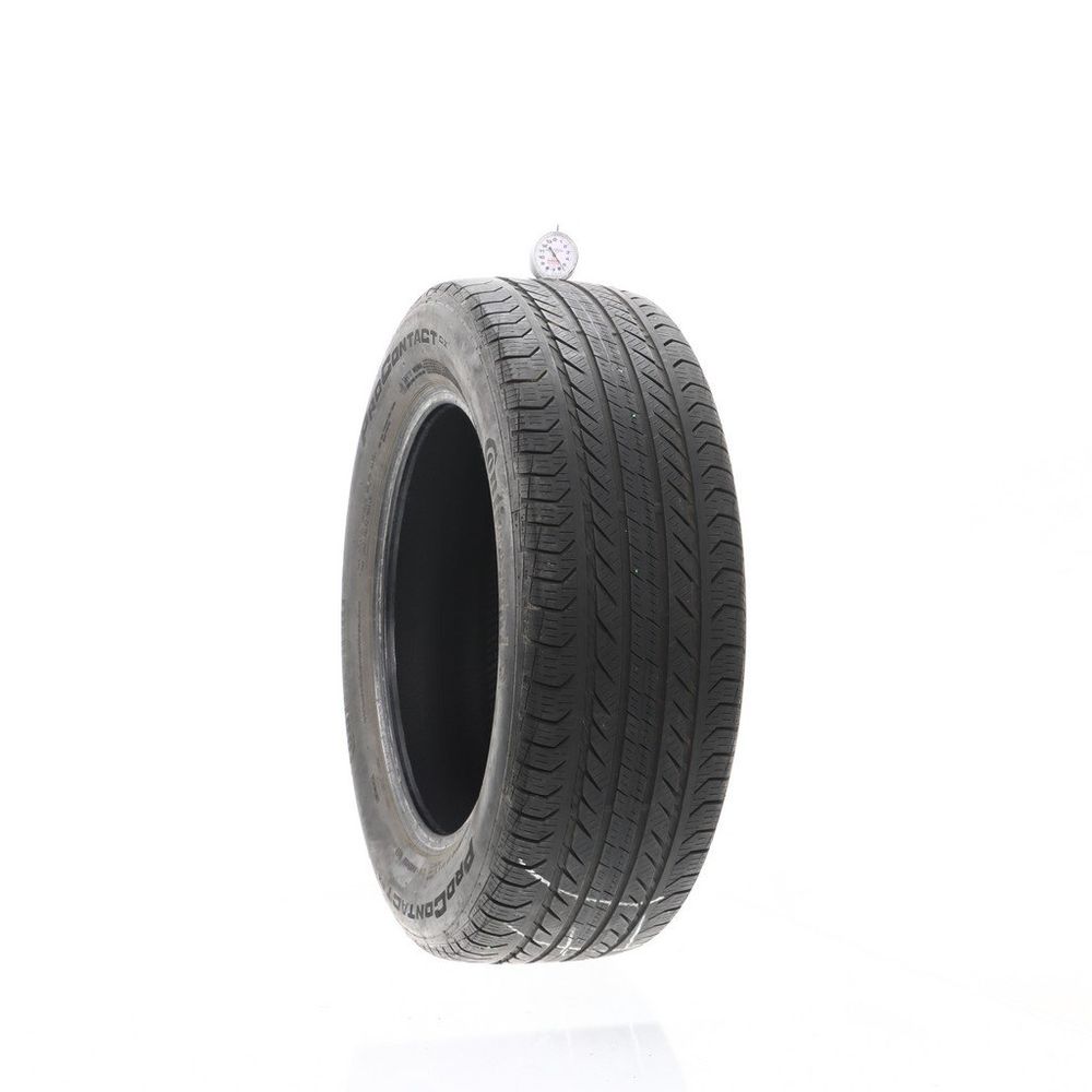 Set of (2) Used 225/60R17 Continental ProContact GX 98T - 5.5/32 - Image 1