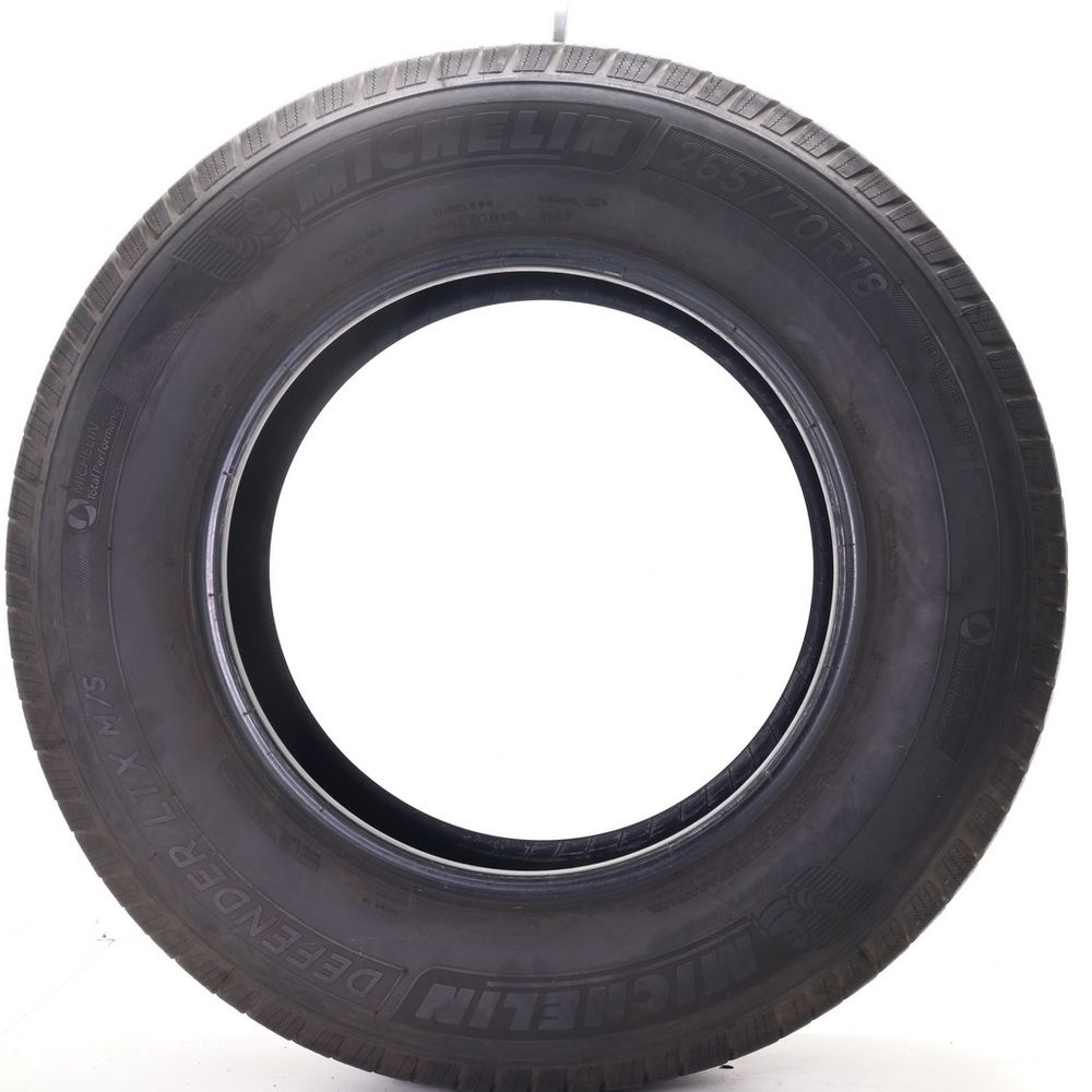 Set of (2) Used 265/70R18 Michelin Defender LTX M/S 116T - 9/32 - Image 3
