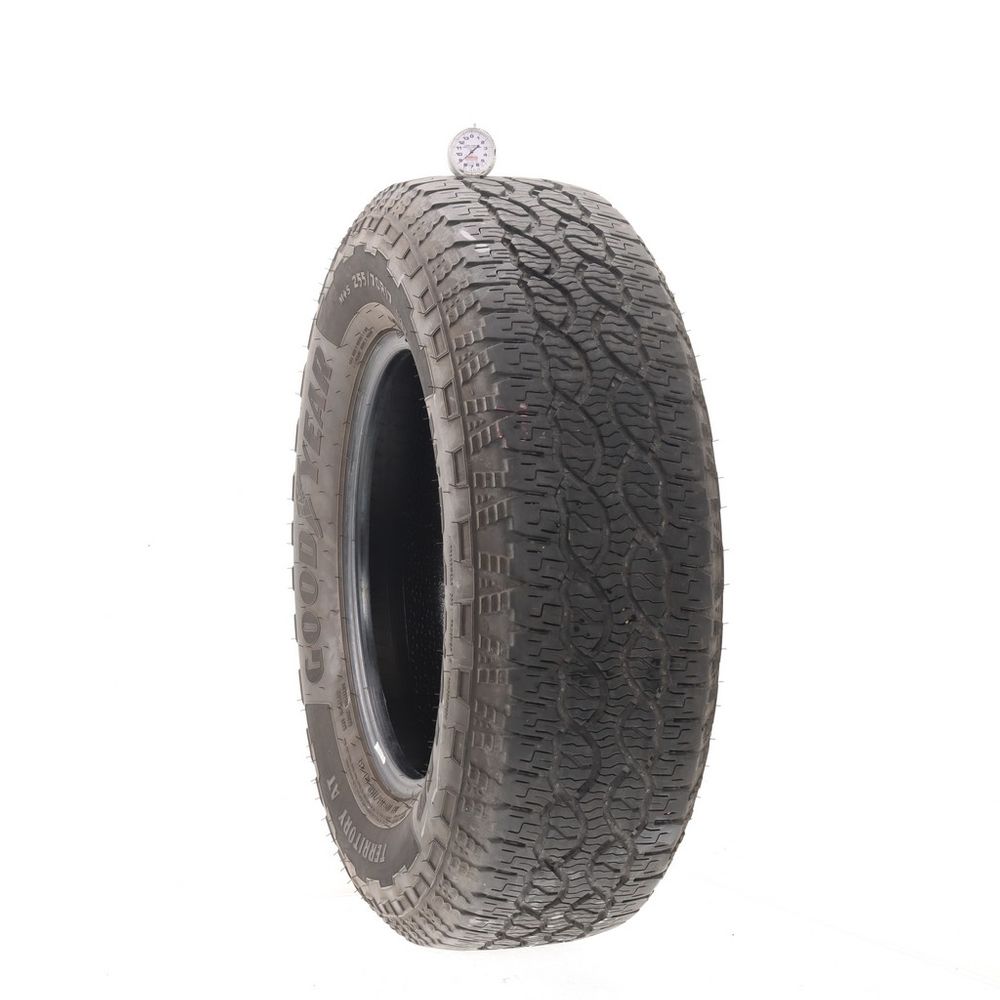 Set of (2) Used 255/70R17 Goodyear Wrangler Territory AT 112T - 7-8.5/32 - Image 4