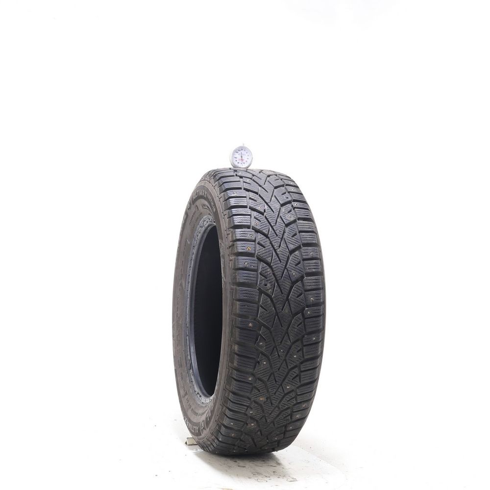 Set of (2) Used 195/65R15 General Altimax Arctic 12 Studded 95T - 6.5-7/32 - Image 1