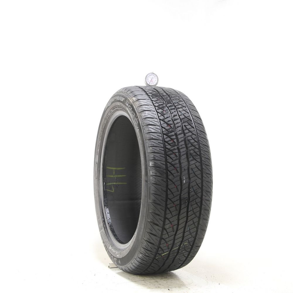 Set of (2) Used 245/45R18 Dunlop SP Sport 5000M 96V - 8-9/32 - Image 1