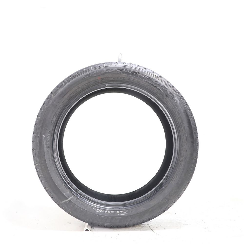 Set of (2) Used 245/45R18 Dunlop SP Sport 5000M 96V - 8-9/32 - Image 3
