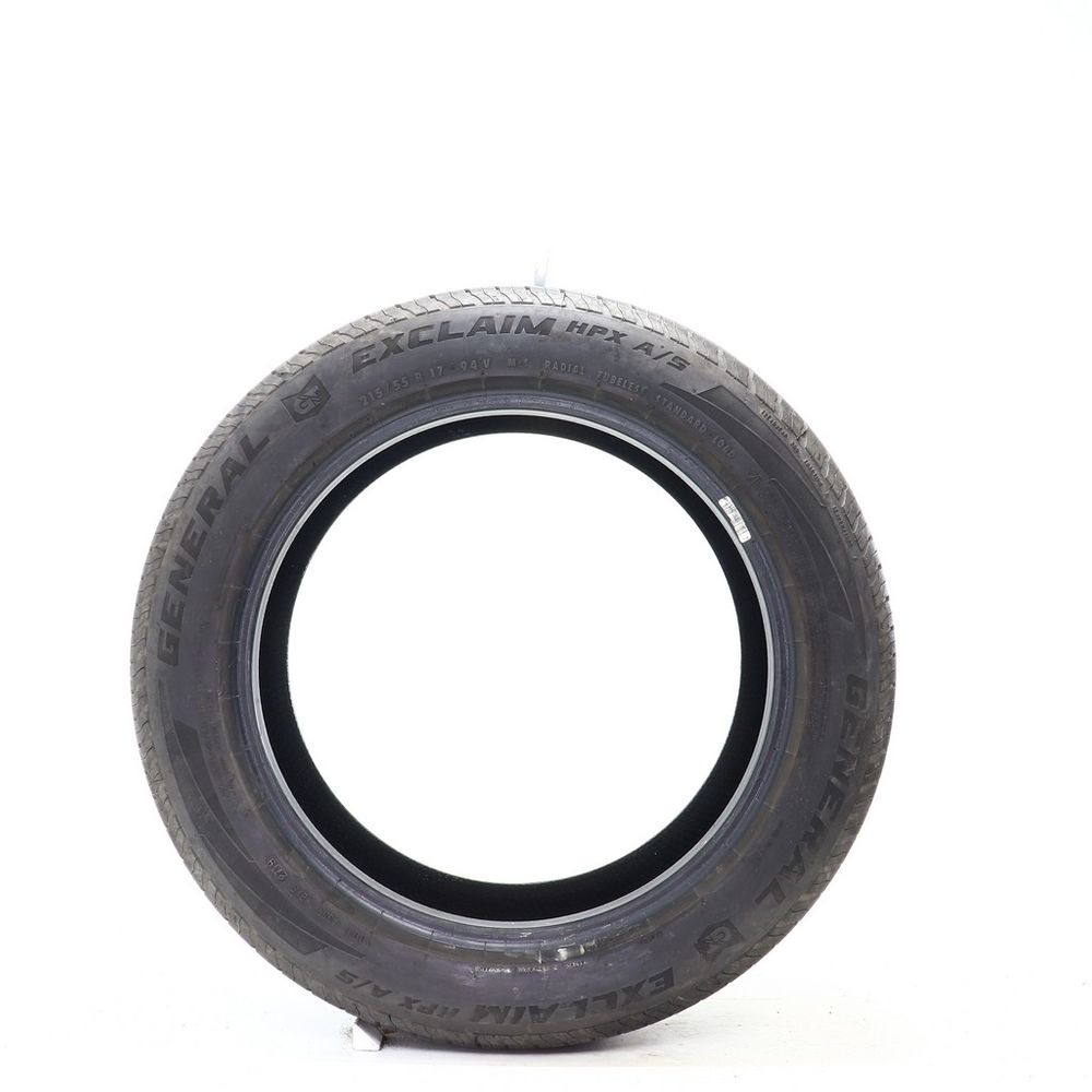 Set of (2) Used 215/55R17 General Exclaim HPX A/S 94V - 5.5-6.5/32 - Image 6