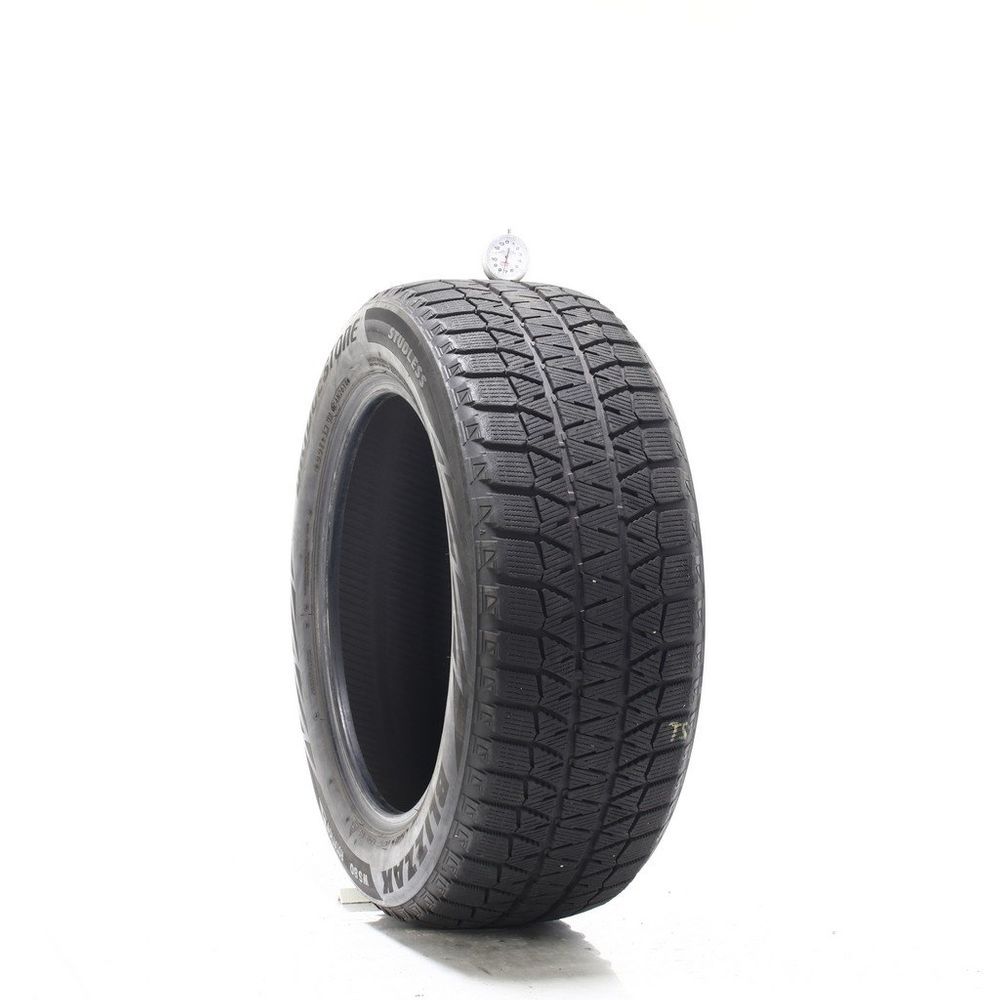 Set of (2) Used 225/55R17 Bridgestone Blizzak WS80 97H - 7-8.5/32 - Image 1