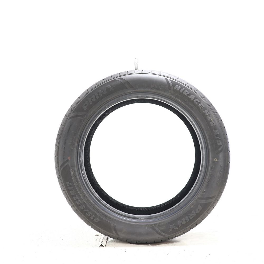 Set of (2) Used 215/55ZR17 Prinx HiRace HZ2 A/S 94W - 8-9/32 - Image 3