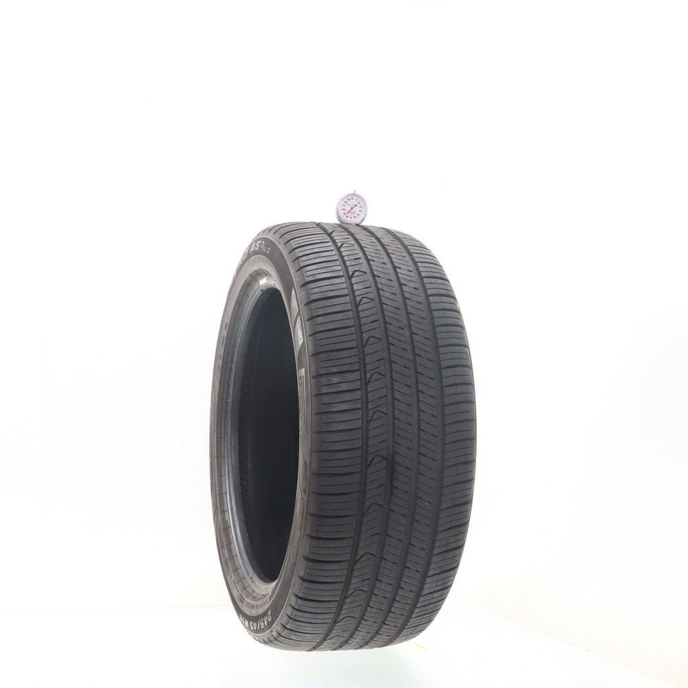 Set of (2) Used 245/45R18 Pirelli P Zero AS Plus 3 100Y - 8.5/32 - Image 1