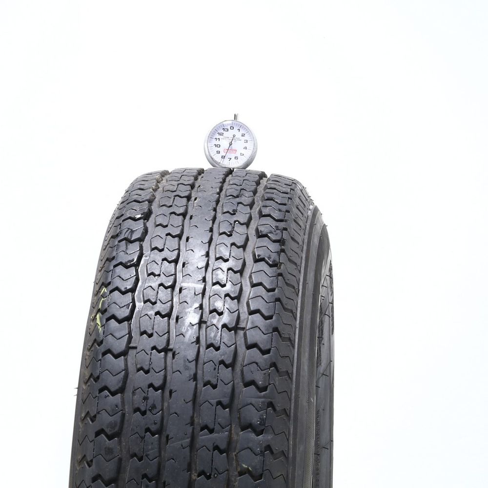 Set of (2) Used ST 225/75R15 Power King Towmax STR 117/112L E - 7.5-9/32 - Image 2