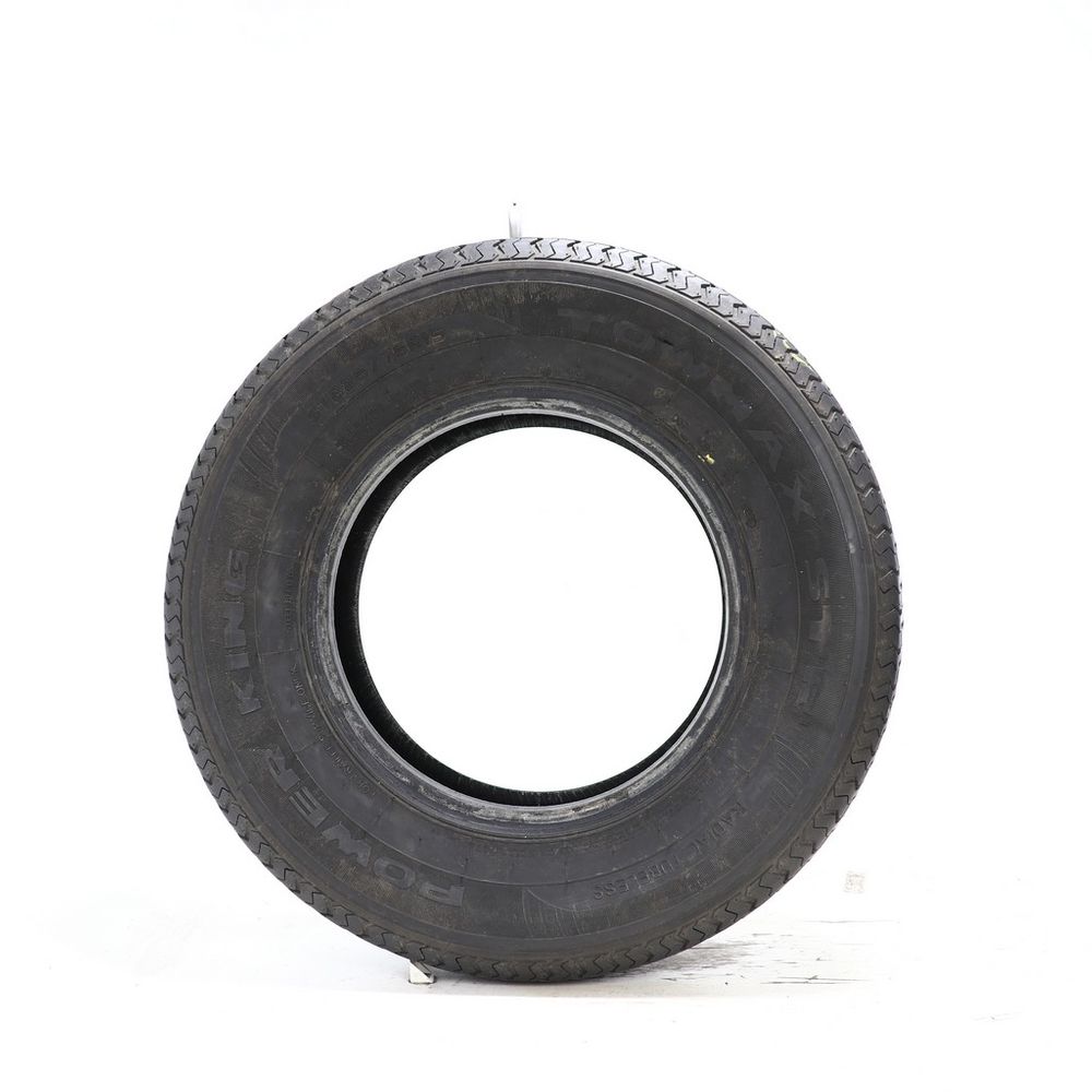Set of (2) Used ST 225/75R15 Power King Towmax STR 117/112L E - 7.5-9/32 - Image 3
