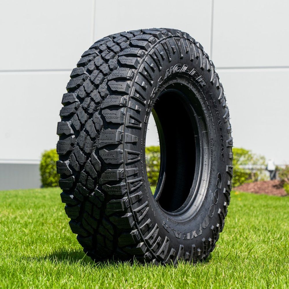Set of (2) New LT 285/75R16 Goodyear Wrangler Duratrac 126/123P E - 18/32 - Image 1
