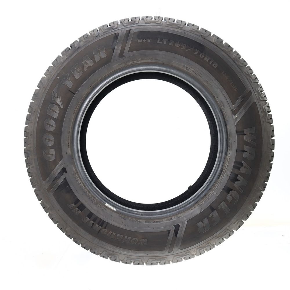 Set of (2) Used LT 265/70R18 Goodyear Wrangler Workhorse HT 124/121R E - 8.5-9/32 - Image 3