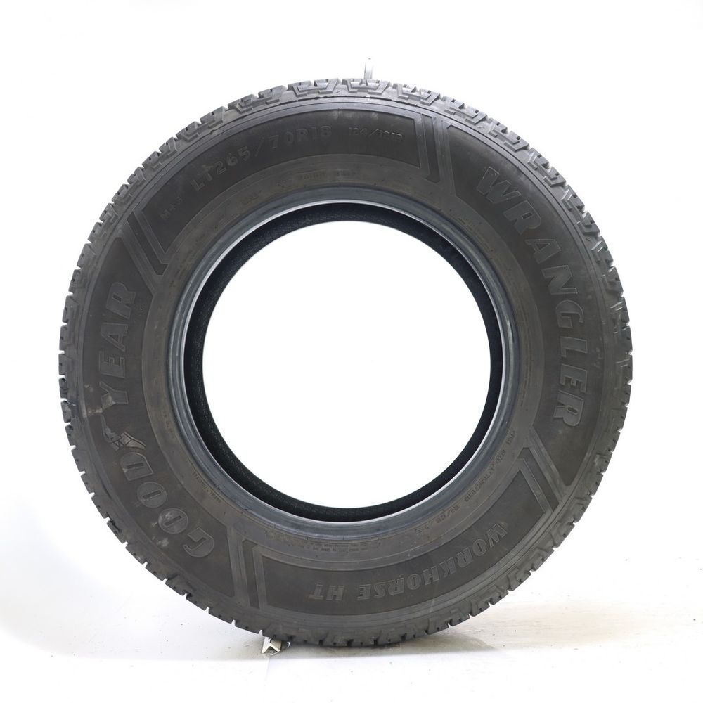 Set of (2) Used LT 265/70R18 Goodyear Wrangler Workhorse HT 124/121R E - 8.5-9/32 - Image 6