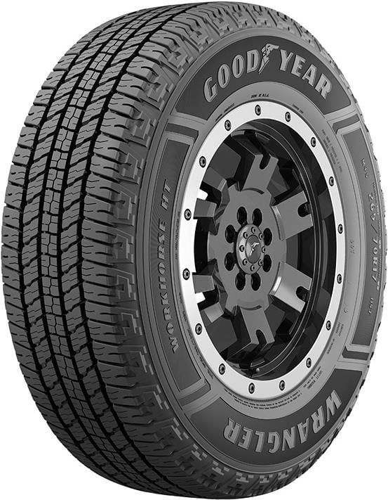 Set of (2) New LT 235/80R17 Goodyear Wrangler Workhorse HT 120R - Image 1