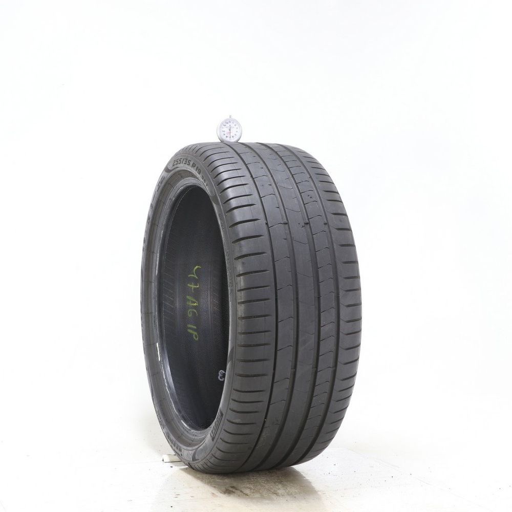 Set of (2) Used 255/35R19 Pirelli P Zero PZ4 Run Flat 96Y - 7-7.5/32 - Image 1