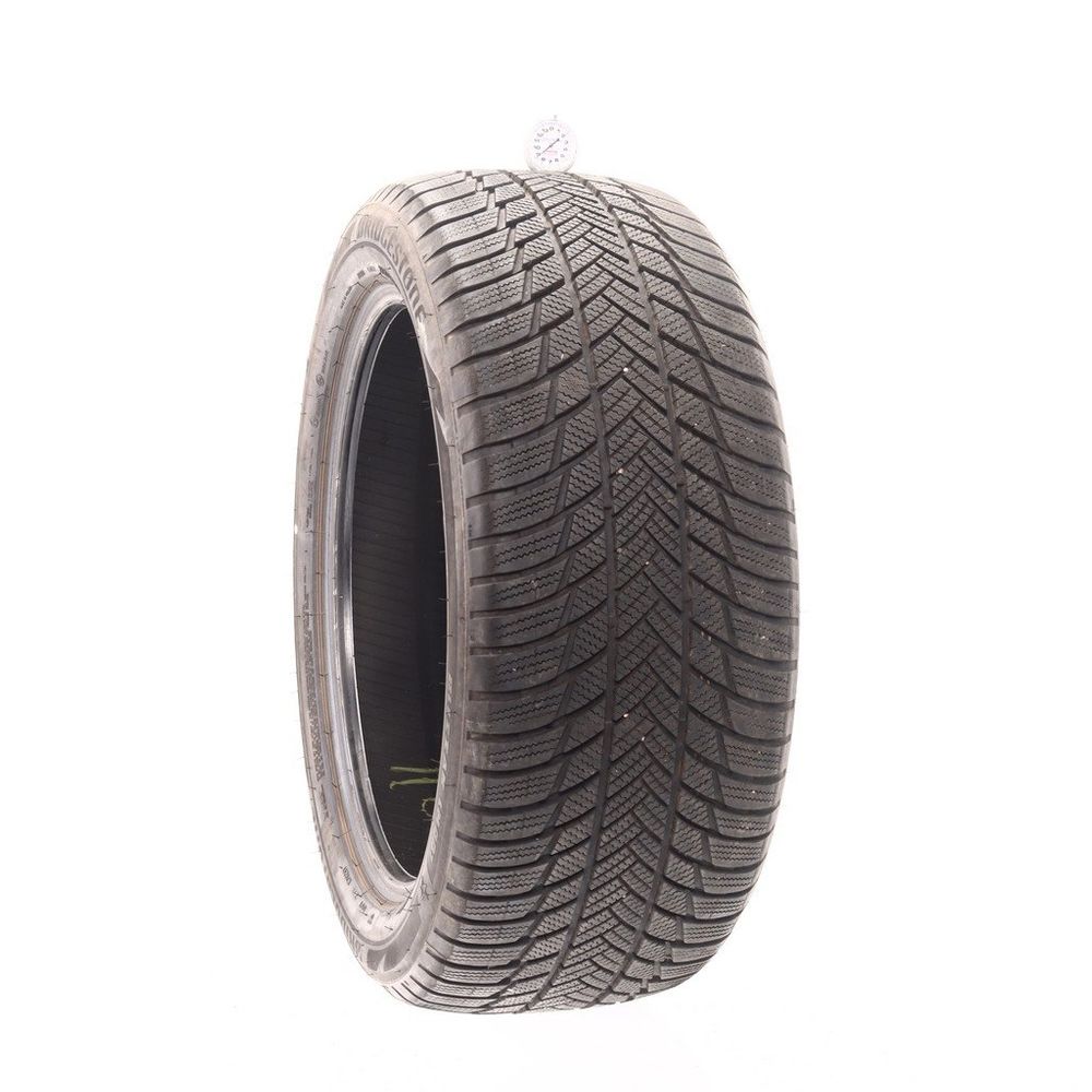 Set of (2) Used 285/45R21 Bridgestone Blizzak LM-001 RFT 113V - 8.5-9/32 - Image 1