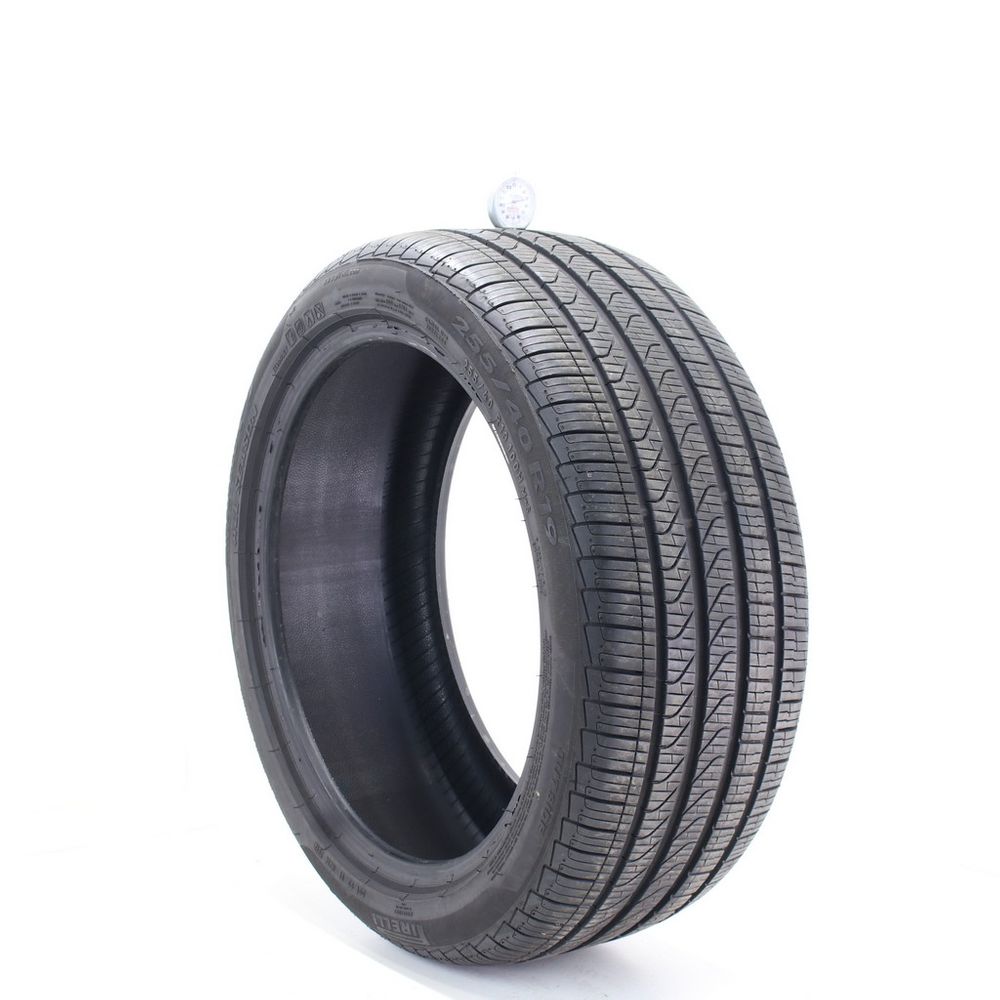 Set of (2) Used 255/40R19 Pirelli Cinturato P7 AO 100H - 9.5-10/32 - Image 4