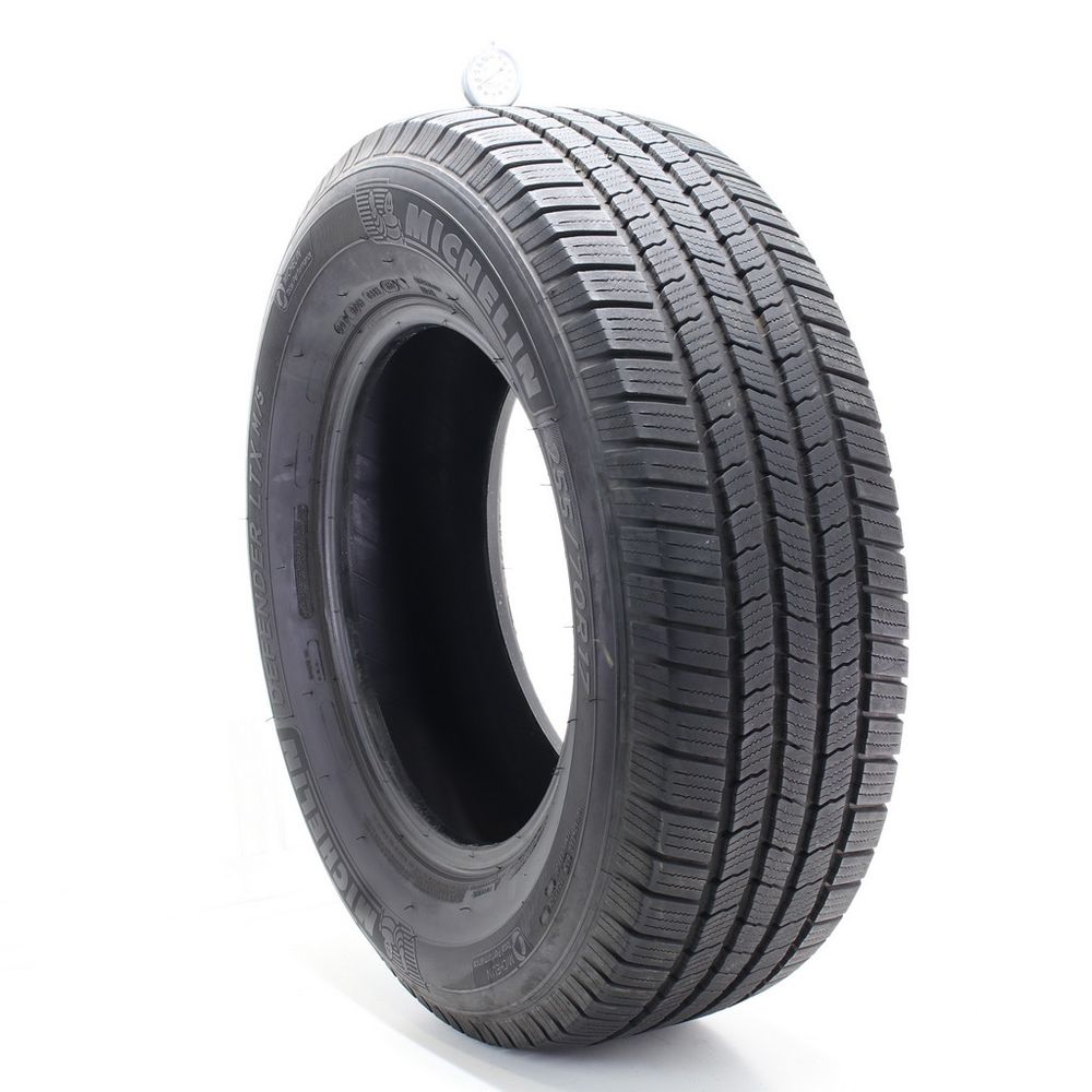 Set of (2) Used 255/70R17 Michelin Defender LTX MS 112T - 9/32 - Image 1