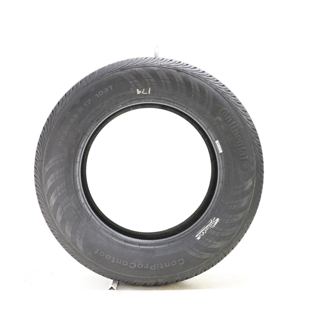 Set of (2) Used 235/65R17 Continental ContiProContact 103T - 7.5-9/32 - Image 6