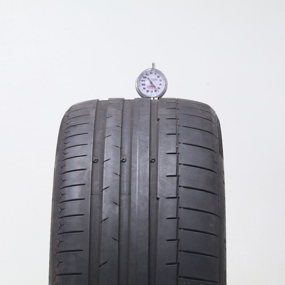 Set of (2) Used 255/40ZR21 Continental SportContact 6 R01 102Y - 5.5-6.5/32 - Image 2