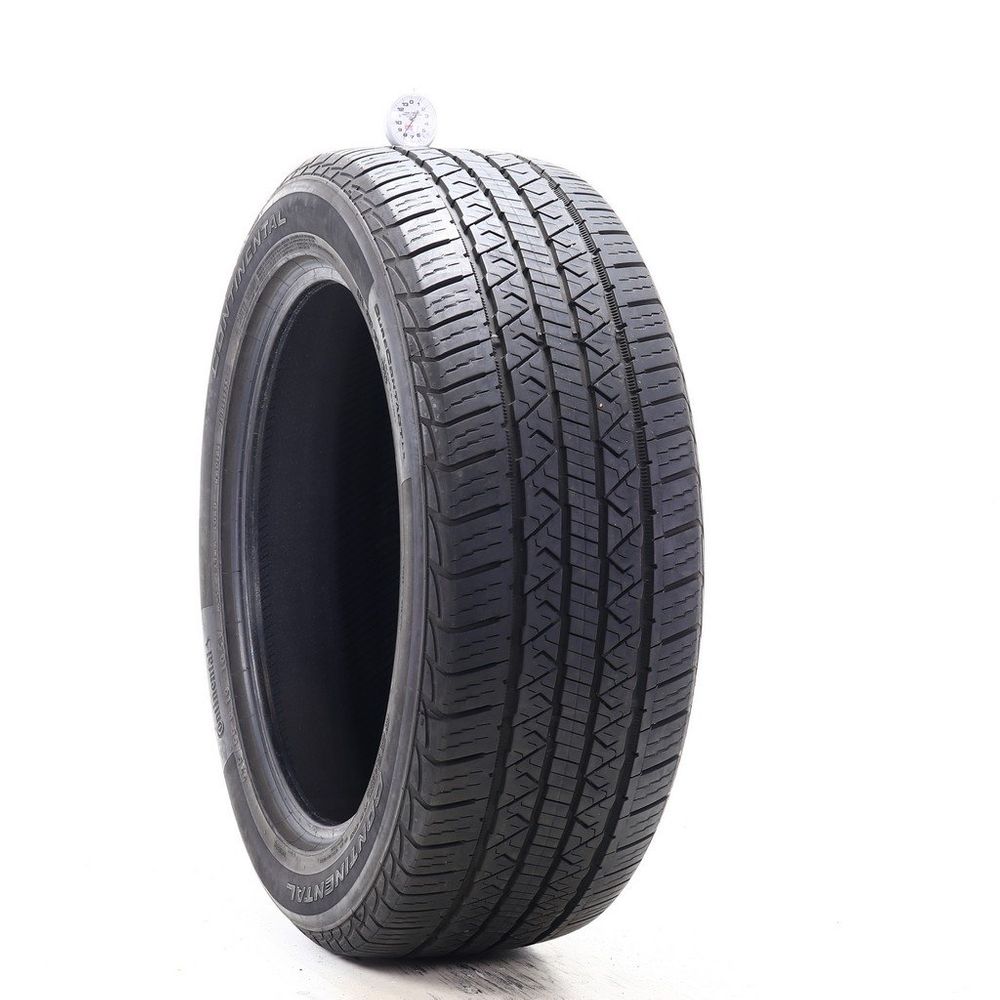 Set of (2) Used 235/55R19 Continental SureContact LX 105V - 8-8.5/32 - Image 1