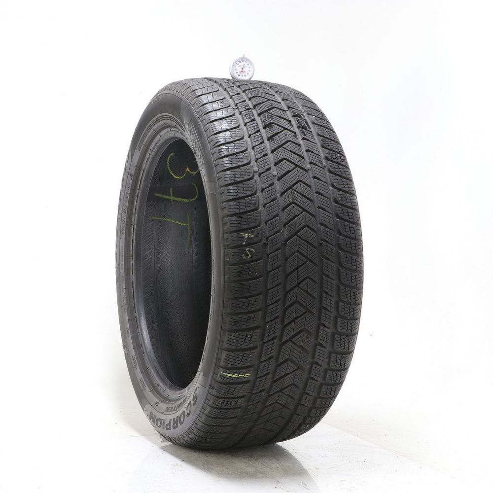 Set of (2) Used 275/45R20 Pirelli Scorpion Winter MO 110V - 7.5-8.5/32 - Image 1