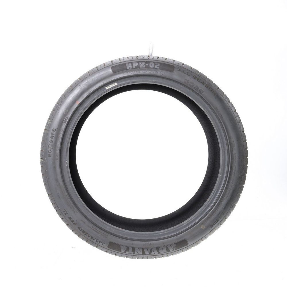 Set of (2) Used 245/40ZR19 Advanta HP Z-02 98W - 8.5-9.5/32 - Image 6