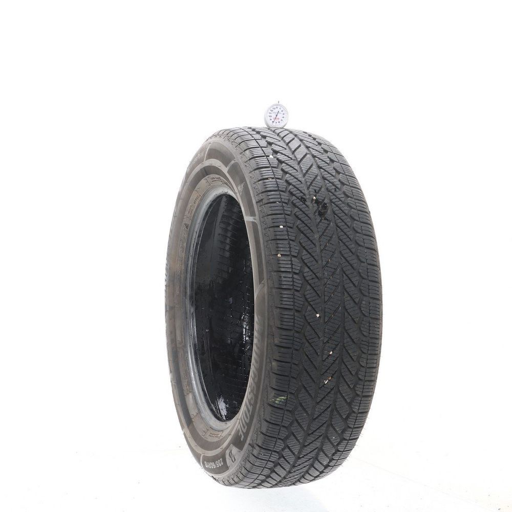 Set of (2) Used 235/60R18 Bridgestone WeatherPeak 103H - 7.5/32 - Image 1