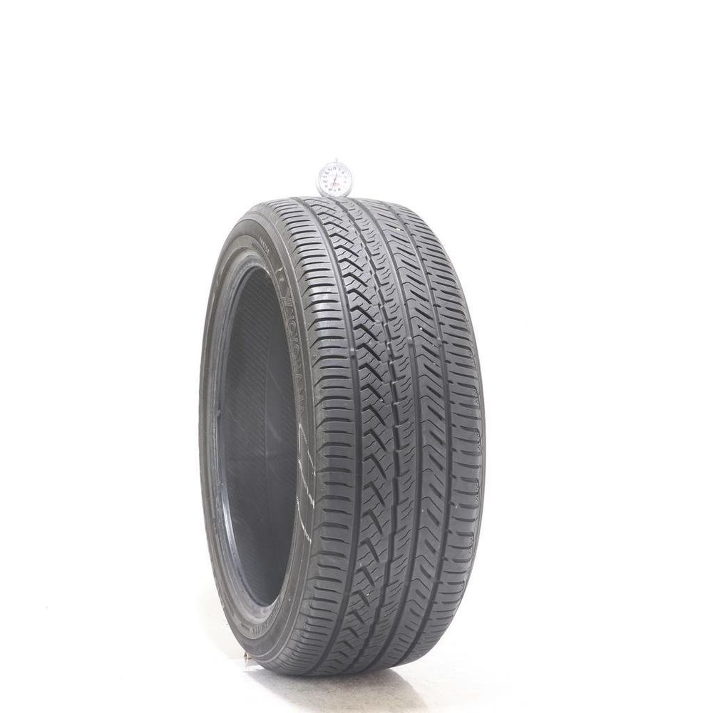 Set of (2) Used 225/45R18 Yokohama Advan Sport A/S Plus 95W - 7.5-9/32 - Image 1