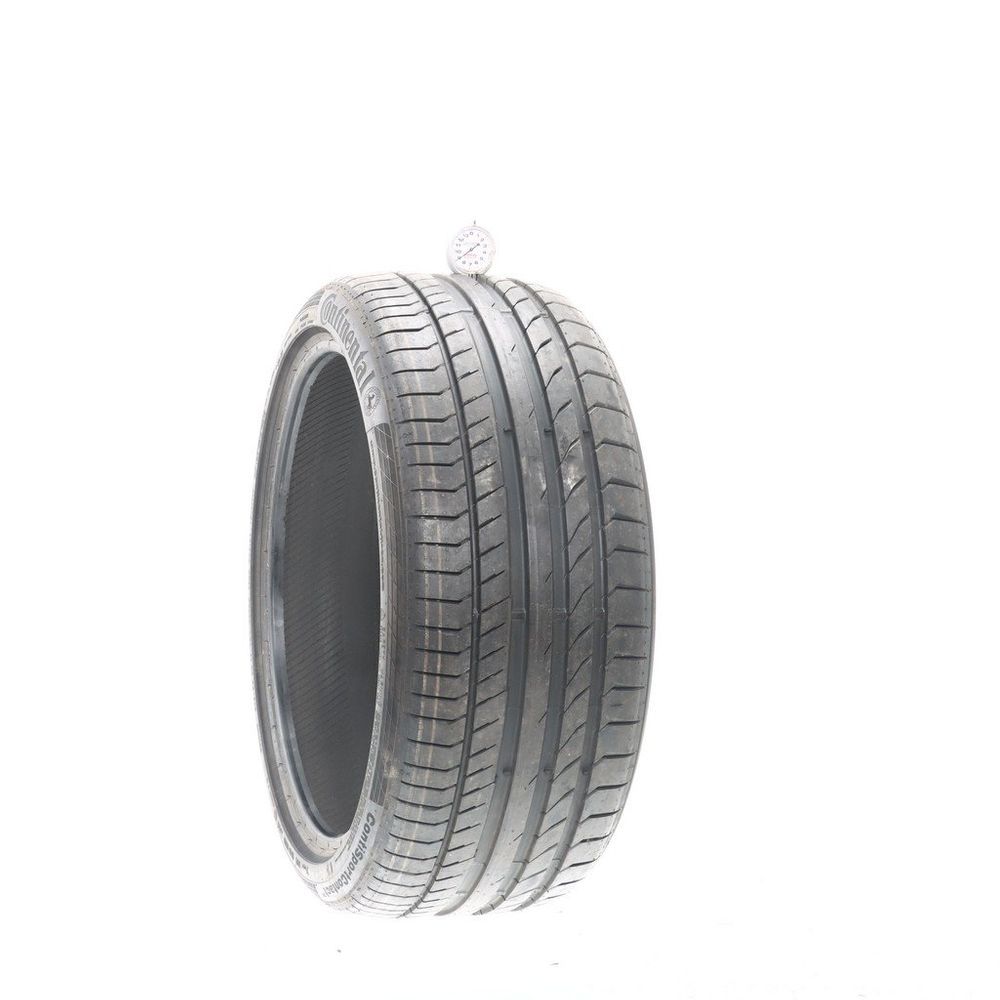 Used 245/35ZR19 Continental ContiSportContact 5P MO 93Y - 9/32 - Image 1