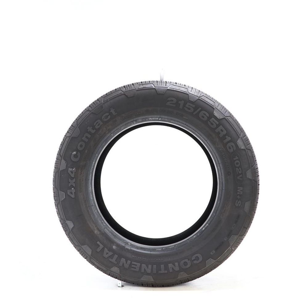 Set of (2) Used 215/65R16 Continental 4x4 Contact 102V - 8.5-9/32 - Image 3