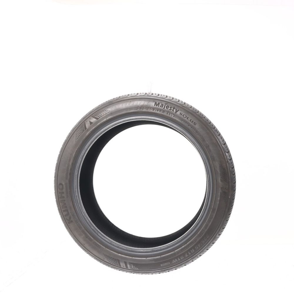 Set of (4) Used 225/45R17 Kumho Majesty Solus KU50 91W - 5.5-6.5/32 - Image 6