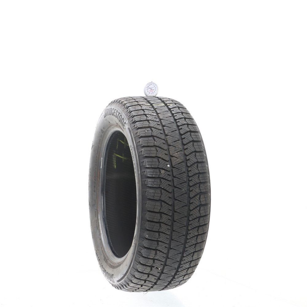 Set of (2) Used 215/55R17 Bridgestone Blizzak WS90 Studless 94H - 11/32 - Image 1