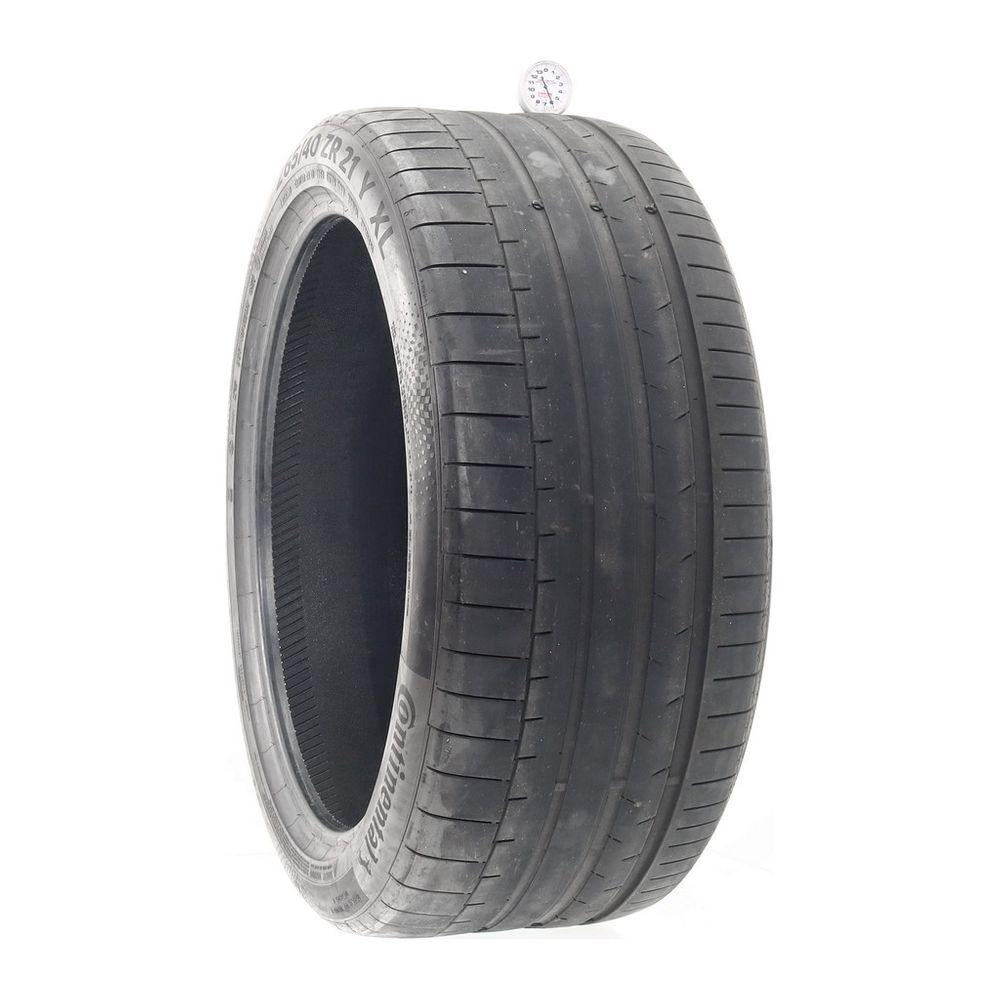 Set of (4) Used 265/40ZR21 Continental SportContact 6 105Y - 6/32 - Image 1