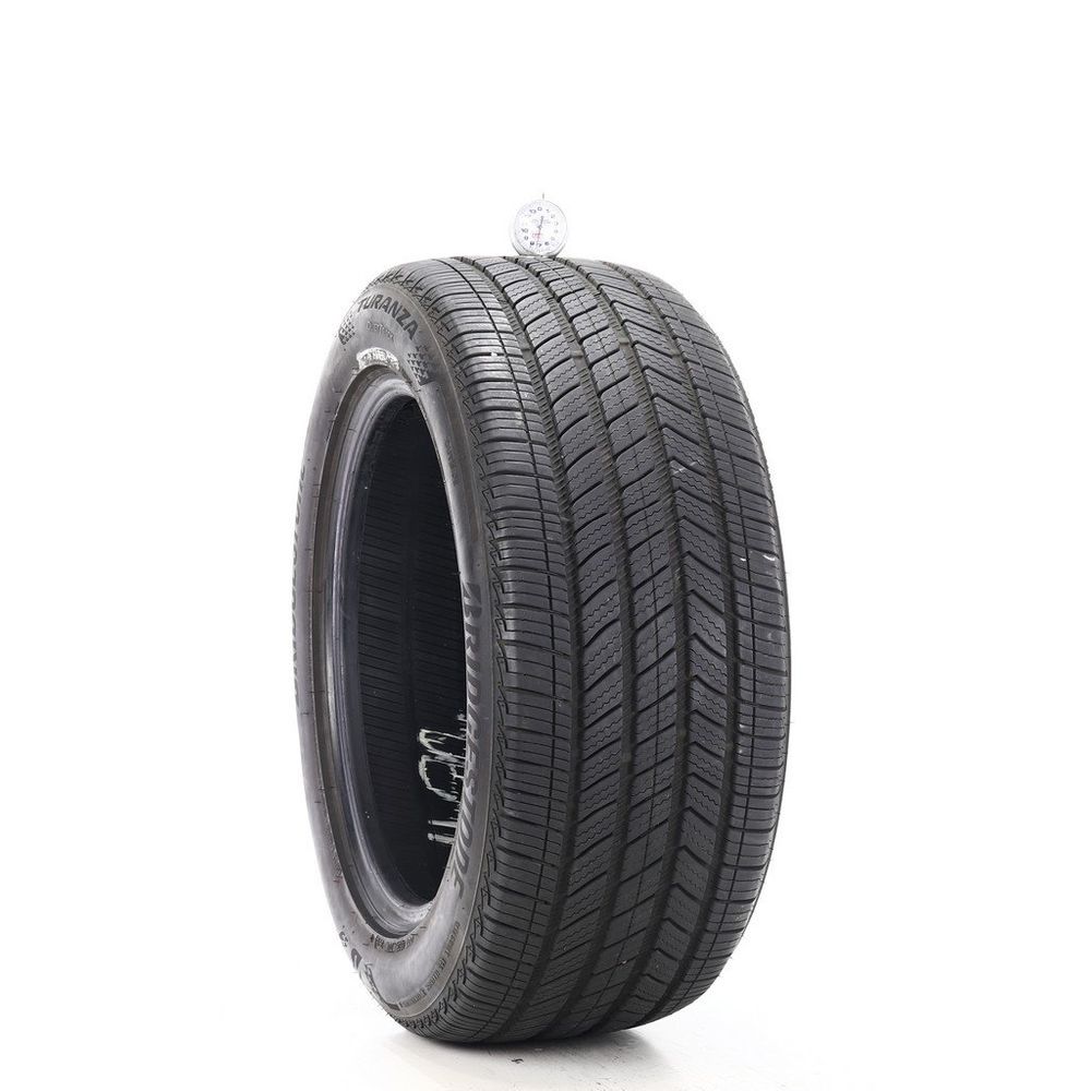 Set of (2) Used 245/50R17 Bridgestone Turanza Quiet Track 99V - 7-8/32 - Image 1