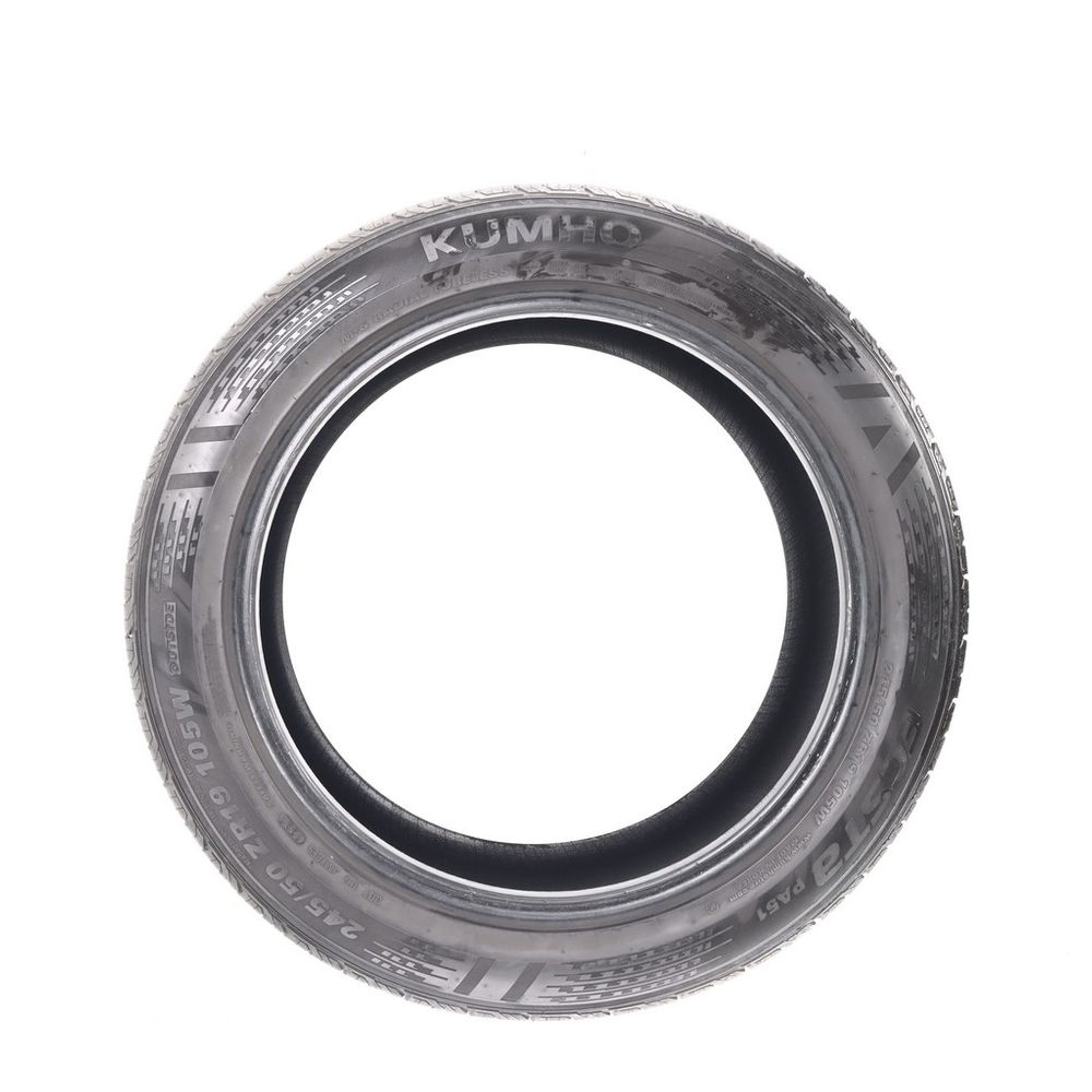 Set of (2) Used 245/50ZR19 Kumho Ecsta PA51 105W - 5/32 - Image 3