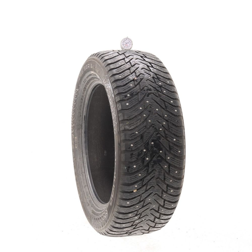 Used 255/55R19 Nokian Hakkapeliitta 8 SUV Studded 111T - 9.5/32 - Image 1