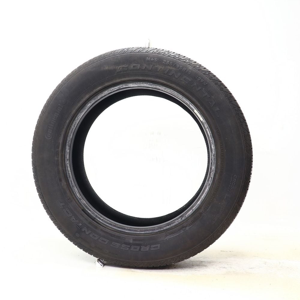 Set of (2) Used 255/55R18 Continental CrossContact LX Sport NO 109V - 7-7.5/32 - Image 3