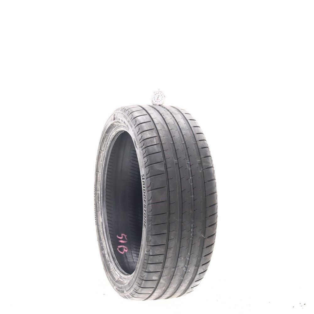 Set of (4) Used 225/40R19 Bridgestone Potenza Sport 93Y - 7.5-8/32 - Image 1