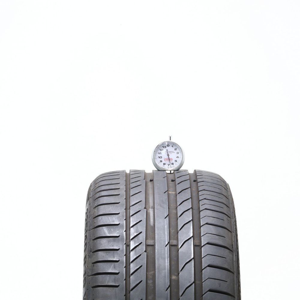 Set of (4) Used 225/40R19 Continental ContiSportContact 5 SSR MOE 93Y - 6-6.5/32 - Image 5
