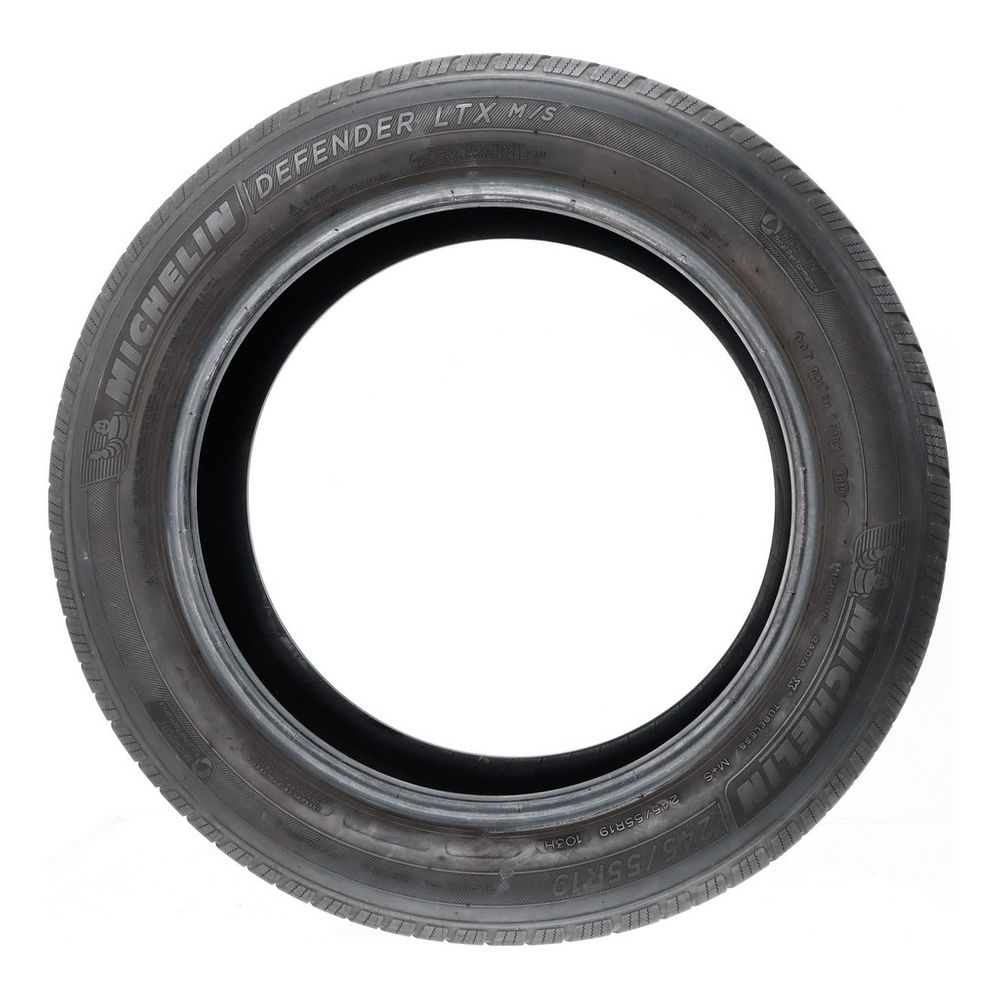 Set of (2) Used 245/55R19 Michelin Defender LTX M/S 103H - 5.5-6.5/32 - Image 3