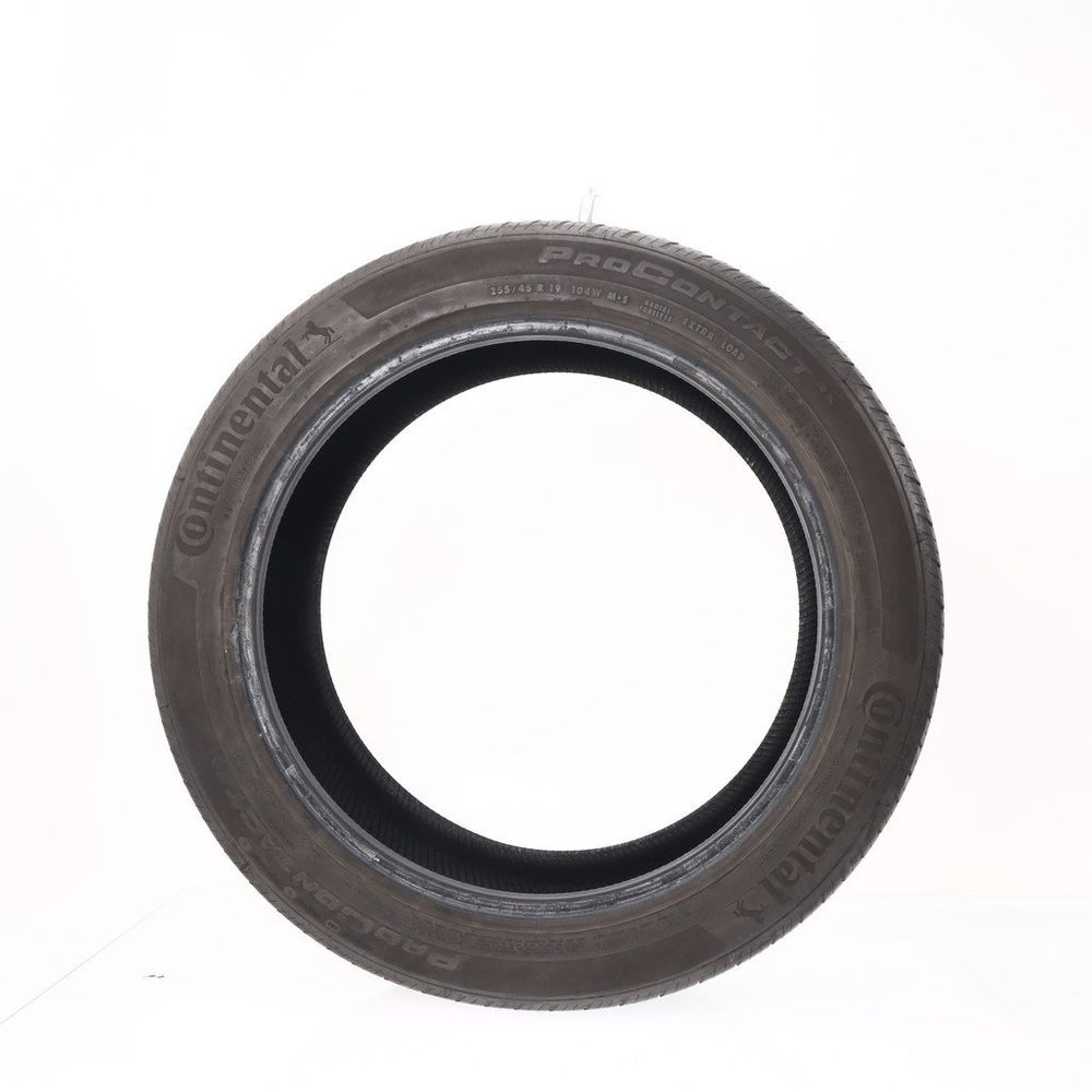 Set of (2) Used 255/45R19 Continental ProContact RX ContiSilent T2 104W - 6-7/32 - Image 3